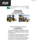 Normas de Seguridad para Autoelevadores | PDF | Máquina elevadora ...