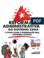 Reforma Administrativa de Zema acaba com direitos e ataca remuneração dos servidores estaduais