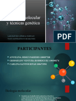 Biología molecular y técnicas genéticas