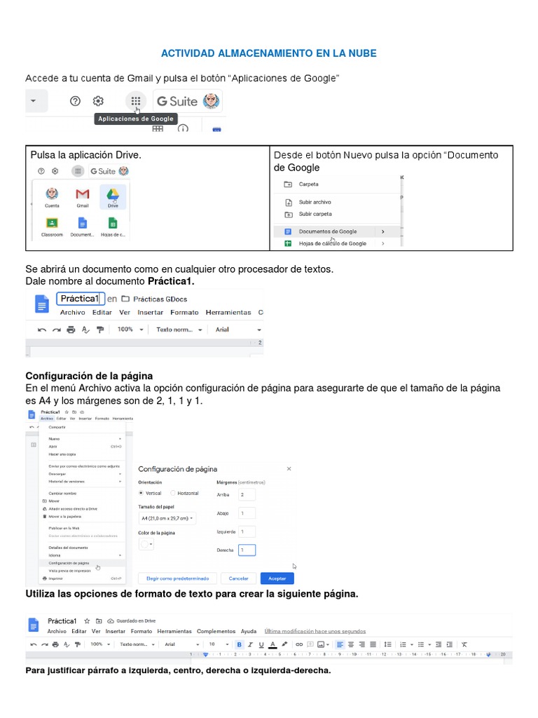 Actividad de Almacenamiento en la Nube | PDF | Informática | Información