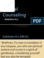 Biblical Counseling: Restoring With Gentleness