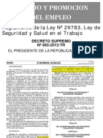 3 DS 005- 2012 TR Reglamento de la ley de SST 29783