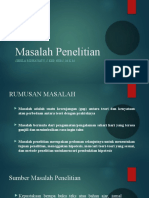 Masalah Penelitian