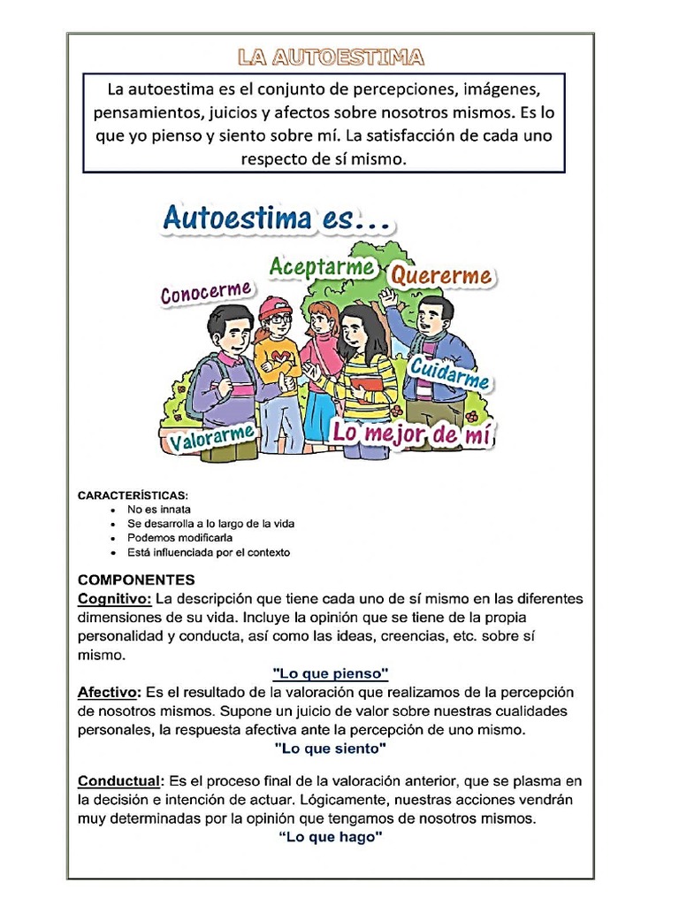 El Autoestima 2 - Ficha | PDF
