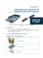 Ard-1 E11 ProgramaciónDelRegistroDeDesplazamientoDe8Bits74HC595