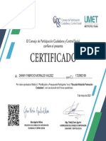 Certificado 3 DM