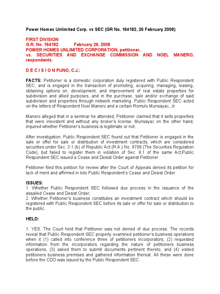 The SEC Properly Issued a Cease and Desist Order Against an