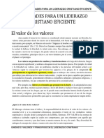 Lectura 1 Valores Lider Crist