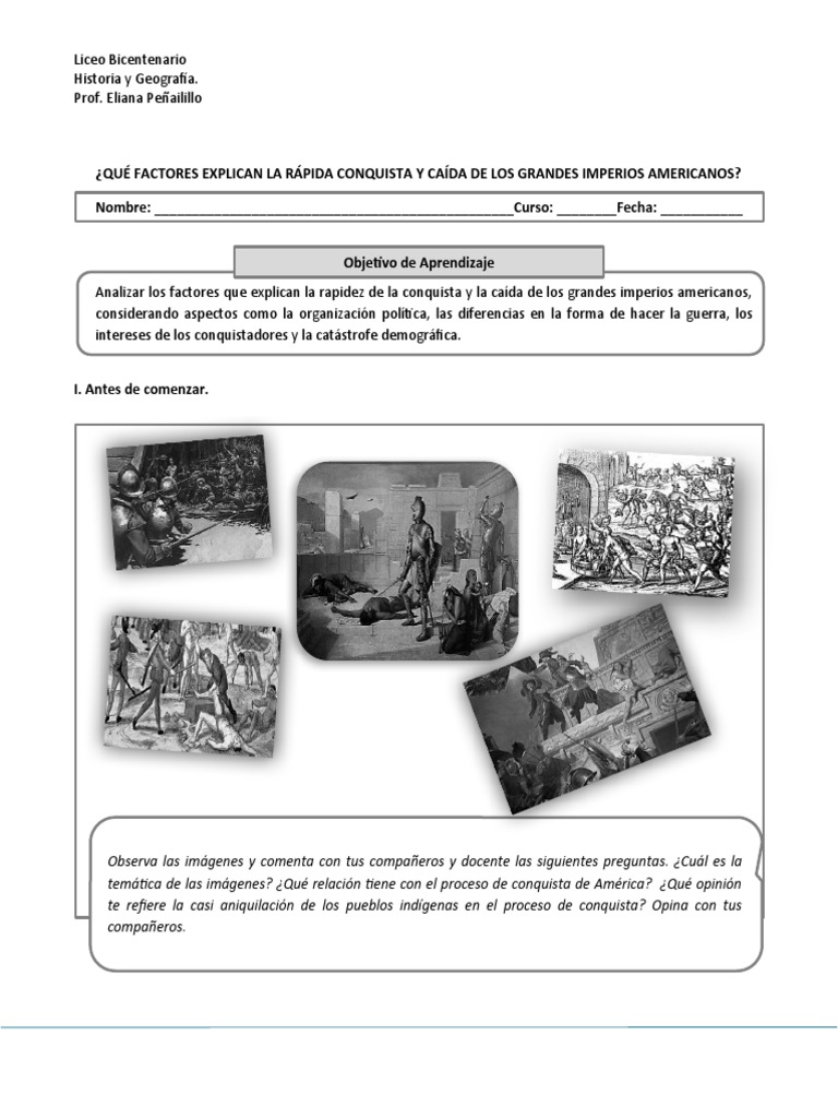 Caída de los Imperios Americanos | PDF | Américas