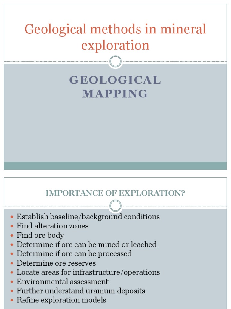 Geological Methods in Mineral Exploration PDF Geology Ore