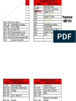 Programação Cultos CIBET 2021