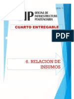 Relacion de Insumos Obra Cajamarca Penal