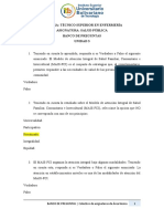 Banco de Preguntas - Unidad 3 (12) - Salud Publica - TS Enfermeria