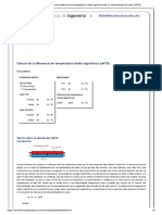 temperatura media logaritmica