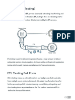 ETL Testing Concepts iCEDQ