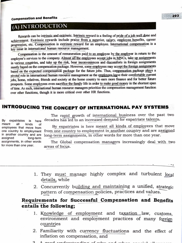 International Compensation PDF