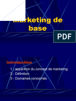 Cours de Marketing de Base