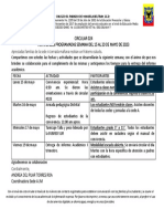 Circular 024 Actividades A Desarrollar Semana Del 15 Al 20 de Mayo