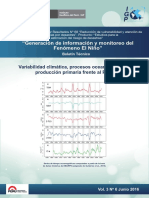 Variabilidad Climática, Procesos Oceanográficos y Producción Primaria Frente Al Perú