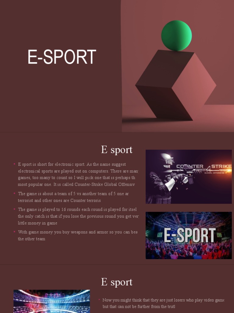 Overview of E-Sports and Its Impact | PDF