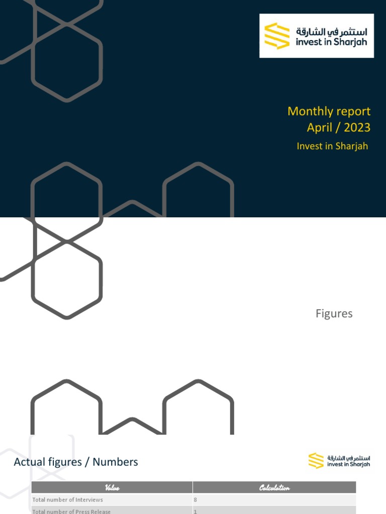 April 2023 Sharjah PR Report | PDF
