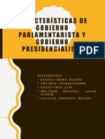Grupo 01 - Caracteristicas de Gobierno Presidencialista y Parlamentario