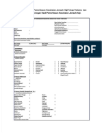 Formulir Pemeriksaan Jamaah Haji Tahap Pertama