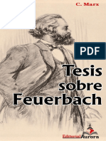 C. Marx - Tesis Sobre Feuerbach