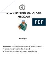 Curs 1 Introducere În Semiologia Medicală