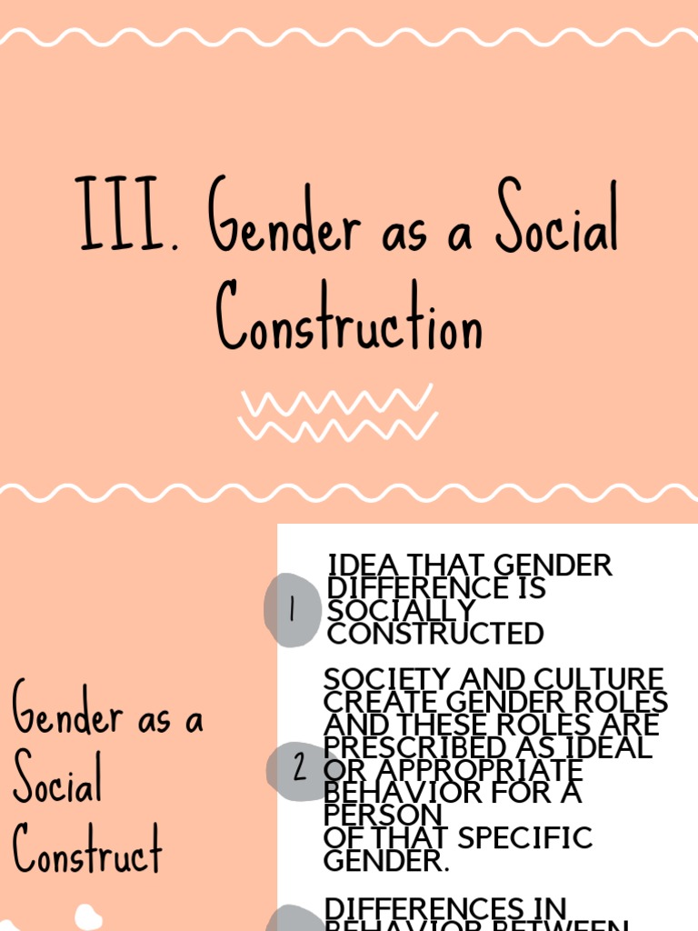 Gender as a Social Construct Explained | PDF | Socialization | Gender