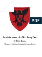 Reminicences of a War Long Past