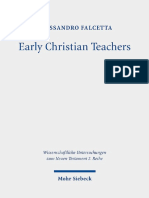 Early Christian Teachers- Alessandro Falcetta