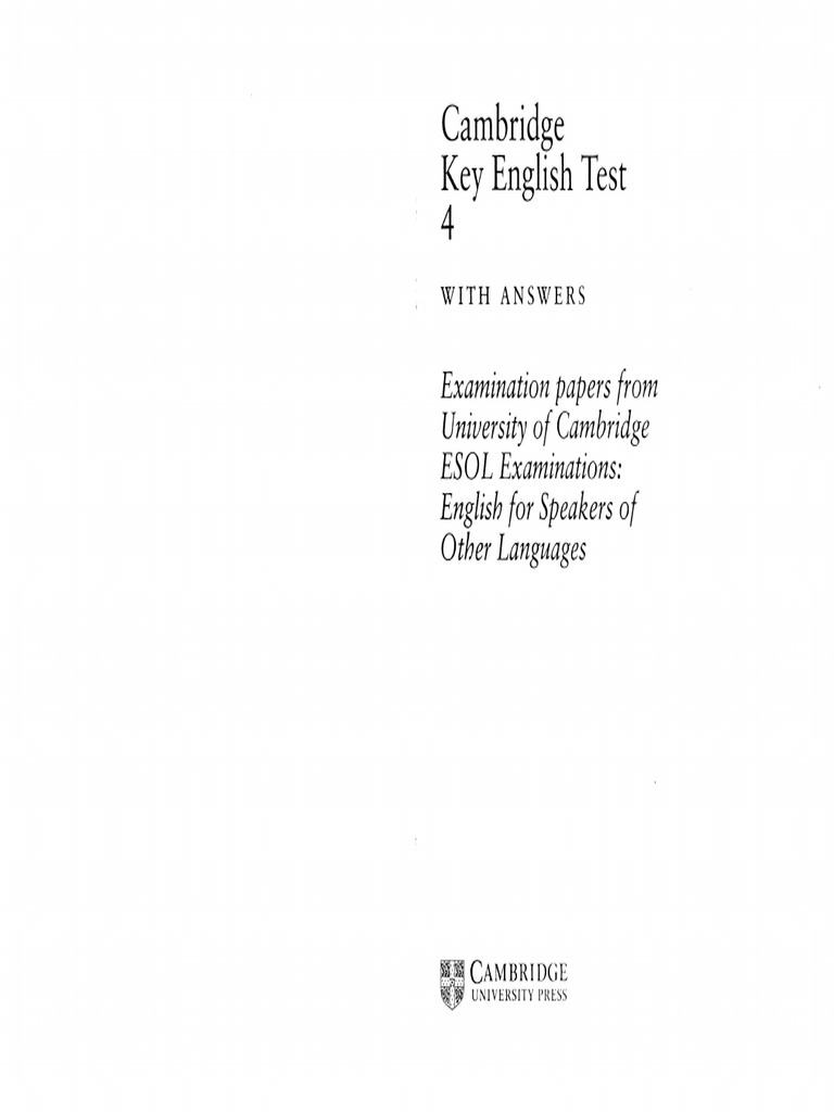 Cambridge ket 4 book trang 1 55 pdf