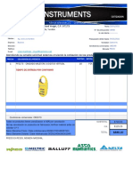 Instruments: Cotizacion Proveedor Industria 4.0 Válvula Solenoide 2/2 - Distribuidor Autorizado