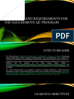 Lecture 03 - Resources and Requirements For The IAEA Remote QC Program FINAL