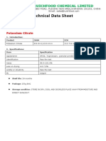 TDS Potassium Citrate