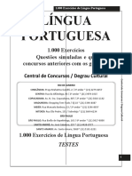 1000 exercícios de língua portuguesa