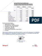 Business Department Fee Structure