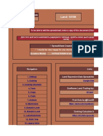 Spreadsheet updated land data