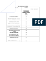 Sba Marking Scheme