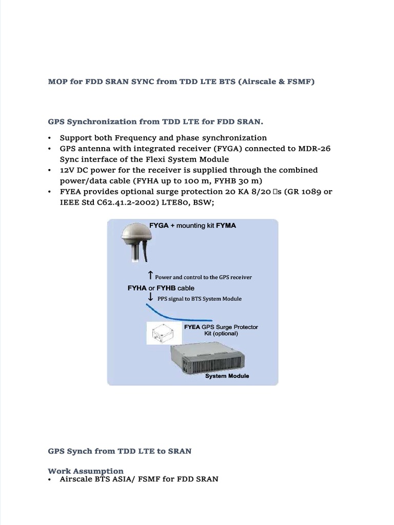 Airscale BTS GPS Sync Setup Guide | PDF | Science & Mathematics ...