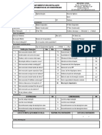 Levantamento para Instalação de Splits