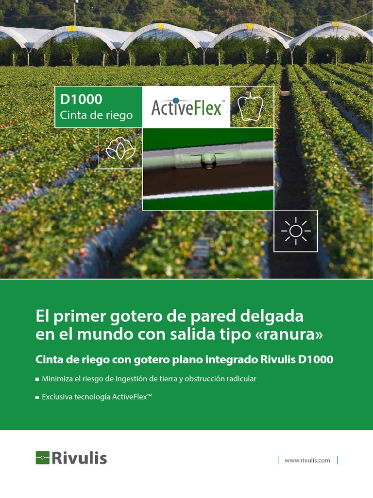 Rivulis D1000 Espanol Latinoamerica 2019102  PDF Riego Agua