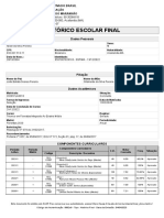 Histórico escolar técnico florestas IFMA