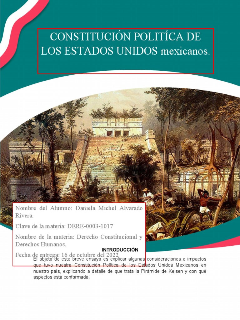 Constitución Politica de Los Estados Unidos Mexicanos | PDF ...