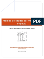 Medida de caudal por medidor de impacto