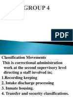 Classification & Movement Coordination