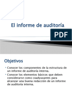 Unidad 11. El Informe de Auditoría