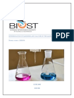 Determination of Hardness and Calcium in The Sample