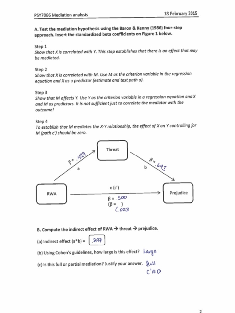 Mediation example answers pdf statistical inference statistics